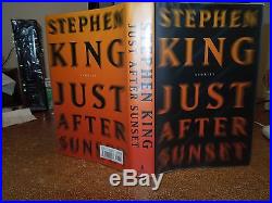 Just after Sunset by Stephen King (2008, Hardcover) FIRST EDITION/PRINT SIGNED