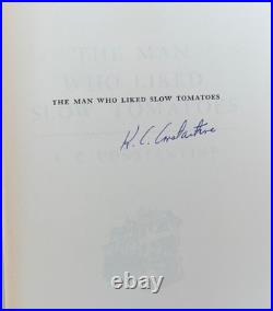 K C Constantine / Man Who Liked Slow Tomatoes Signed First Edition Review 1982