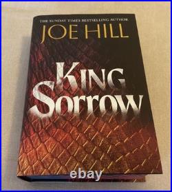 KING SORROW-Joe Hill. SIGNED Special edition with sprayed edges. Black Crow Books