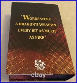 KING SORROW-Joe Hill. SIGNED Special edition with sprayed edges. Black Crow Books