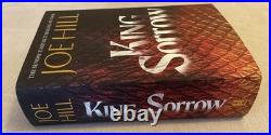 KING SORROW-Joe Hill. SIGNED Special edition with sprayed edges. Black Crow Books