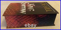 KING SORROW-Joe Hill. SIGNED Special edition with sprayed edges. Black Crow Books