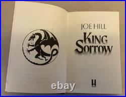 KING SORROW-Joe Hill. SIGNED Special edition with sprayed edges. Black Crow Books