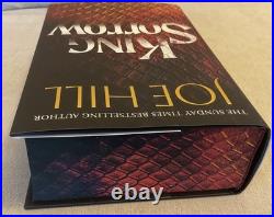 KING SORROW-Joe Hill. SIGNED Special edition with sprayed edges. Black Crow Books