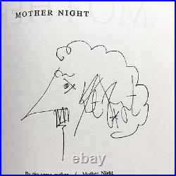 KURT VONNEGUT Mother Night SIGNED with a Self-Portrait Drawing 1st Edition