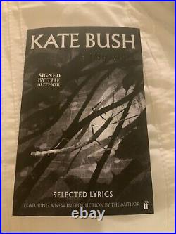 Kate Bush SIGNED EDITION How To Be Invisible Lyrics AUTOGRAPHED BOOK