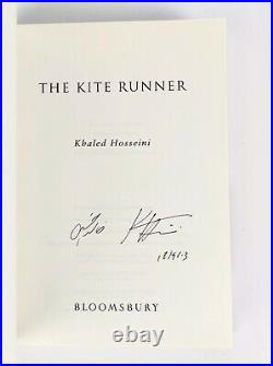 Khaled Hosseini The Kite Runner First Edition Signed and Dated