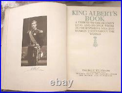 King Alberts Book 1914 FIRST EDITION. Pre-owned. SIGNED