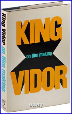 King Vidor-KING VIDOR ON FILM MAKING-1973-1ST/1ST UK ED-INSCRIBED TO JOHN BAXTER