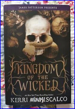 Kingdom of the Wicked 1st edition signed bookplate with Fairyloot tarot cards