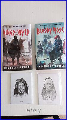 Kings of the Wyld and Bloody Rose both 1st printings, Signed/Numbered by Eames