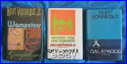 Kurt Vonnegut Timbuktu First Edition 1972 Galapagos 1985 Signed Wampeters 1st