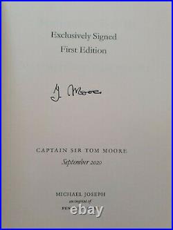 LAST ONE! Captain Sir Tom Moore Tomorrow Will Be A Good Day, Signed 1st Edition
