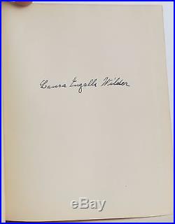 LAURA INGALLS WILDER On the Banks of Plum Creek SIGNED FIRST EDITION
