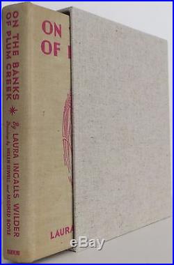 LAURA INGALLS WILDER On the Banks of Plum Creek SIGNED FIRST EDITION