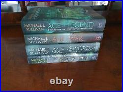 LEGENDS OF THE FIRST EMPIRE Signed Michael J Sullivan Trade Hardcovers