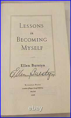 LESSONS IN BECOMING MYSELF Ellen Burstyn SIGNED 1st/1st 2006 THE EXORCIST Book