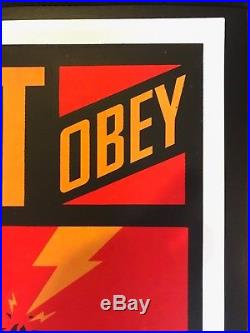 LIGHTNING BOLT Shepard Fairey Signed/numbered VERY RARE First Edition-1998