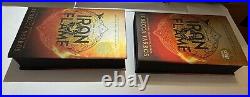 LOT of (2) SIGNED IRON FLAME Sprayed Edges REBECCA YARROS 1st First Edition