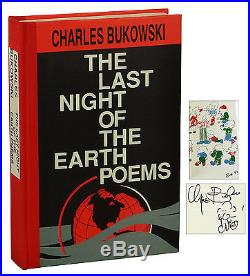 Last Night of the Earth Poems CHARLES BUKOWSKI SIGNED First Edition & Print 1992