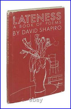 Lateness David Shapiro First Edition Signed by David Hockney