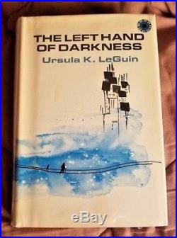 Left Hand of Darkness Ursula K. LeGuin First edition 1st Printing Orig DJ SIGNED
