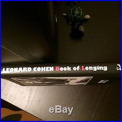 Leonard Cohen Book of Longing Poems (First Edition) SIGNED BY LEONARD COHEN