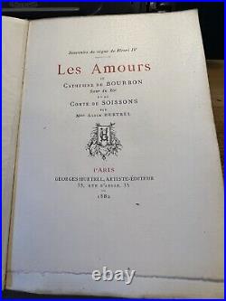 Les Amours Bourbon, Soissons, Hurtrel George Hurtrel 1882 1st Signed