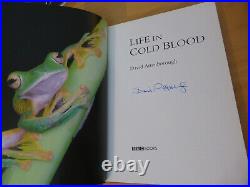 Life in Cold Blood SIGNED David Attenborough First Edition 2008 BBC Books