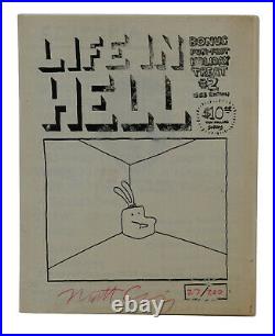 Life in Hell #2 MATT GROENING Signed Limited First Edition 1st 1983 Simpsons