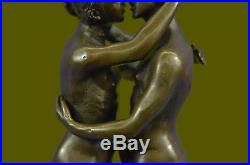 Limited Edition Gay Erotic Art First Kiss Bronze Sculpture Signed Original Decor