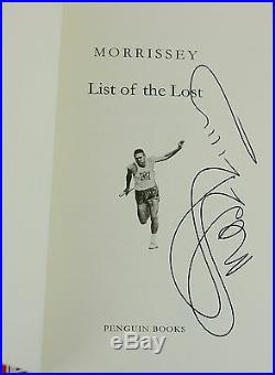 List of the Lost by MORRISSEY SIGNED First Edition 2015 The Smiths 1st Novel