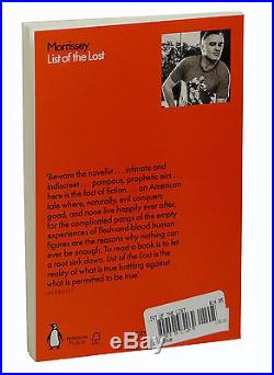 List of the Lost by MORRISSEY SIGNED First Edition 2015 The Smiths Singer 1st