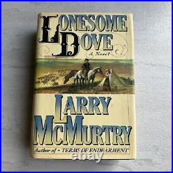 Lonesome Dove SIGNED First Edition 1st Printing Larry McMurtry Library Error