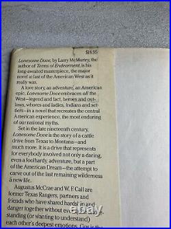 Lonesome Dove SIGNED First Edition 1st Printing Larry McMurtry Library Error