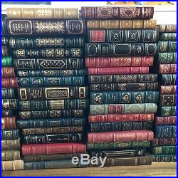 Lot of 104 Franklin Library Books 100 Greatest Masterpieces Signed First Edition