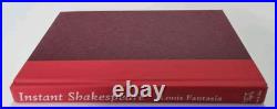 Louis Fantasia SIGNED FIRST EDITION Instant Shakespeare 2002 Softcover