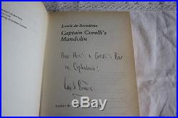 Louis de Bernieres,'Captain Corelli's Mandolin' SIGNED LINED first edition 1/1