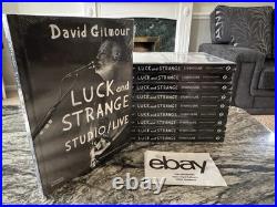 Luck and Strange Signed David Gilmour Pink Floyd Hardback