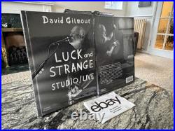 Luck and Strange Signed David Gilmour Pink Floyd Hardback
