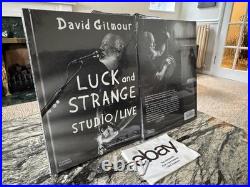 Luck and Strange Signed David Gilmour Pink Floyd Hardback Luck and Strange Signed David Gilmour Pink Floyd Hardback