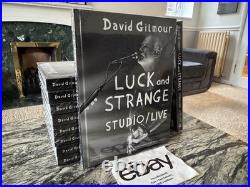 Luck and Strange Signed David Gilmour Pink Floyd Hardback