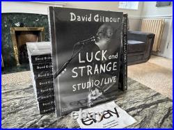 Luck and Strange Signed David Gilmour Pink Floyd Hardback Luck and Strange Signed David Gilmour Pink Floyd Hardback