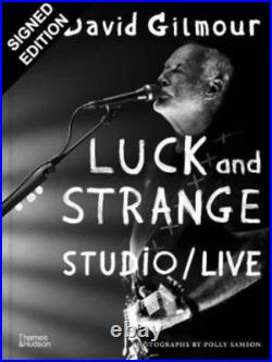 Luck and Strange Signed David Gilmour Pink Floyd Hardback