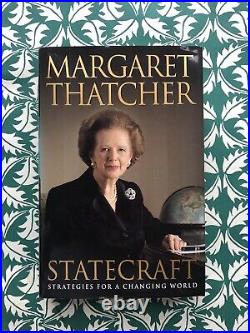 MARGARET THATCHER. Statecraft, 2002, 1st edition, SIGNED BY THATCHER