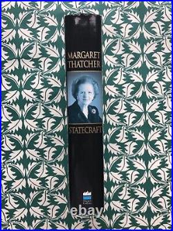 MARGARET THATCHER. Statecraft, 2002, 1st edition, SIGNED BY THATCHER