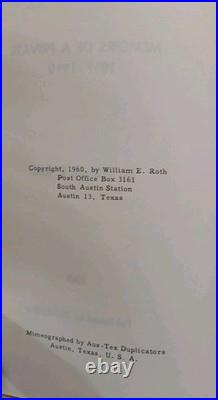 MEMOIRS OF A PRIVATE 1917-19 / William E. Roth / HB, 1960, Lmtd #38/40 / VG