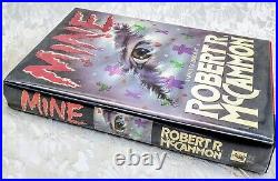 MINE by Robert R. McCammon RARE Author SIGNED First Edition Hardcover Book 442 p
