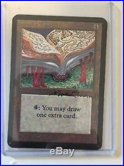 MTG Jayemdae Tome SIGNED Magic The Gathering First Edition Alpha Mint