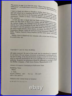 Mama SIGNED FIRST EDITION Terry McMillan 1/1 1st Printing (Her First Book) HCDJ